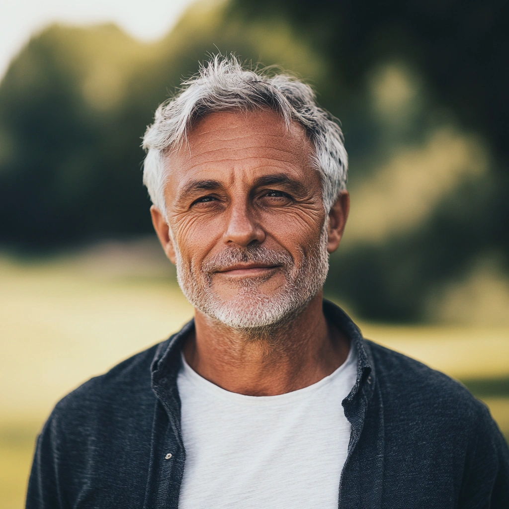 Активний пенсіонер, який розповідає про свої досягнення в програмі